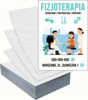 Ulotki A5 reklamowe firmowe 5000szt projekt w cenie FIZJOTERAPIA