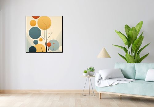 Plakat 80x80cm Harmonia Jesiennych Kolorów na Arena.pl