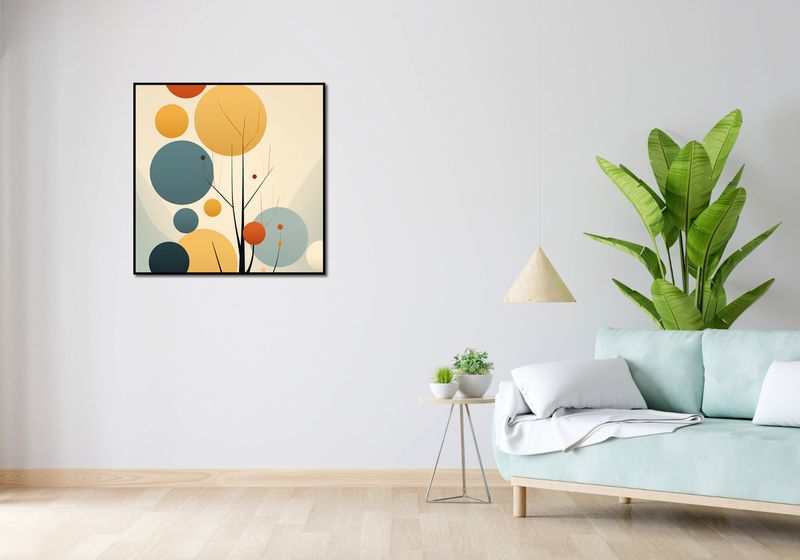 Plakat 80x80cm Harmonia Jesiennych Kolorów zdjęcie 4