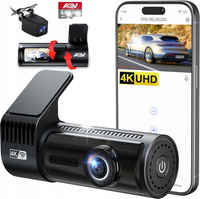 KAMERA SAMOCHODOWA WIDEOREJESTRATOR KAMERA COFANIA REJESTRATOR 4K WiFi