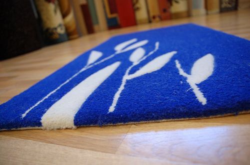 Dywan LAKUZA niebieski na Arena.pl