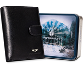 portfel skórzany ptn 348z 2-1-1 black