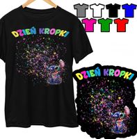 Koszulka Dziecięca na Dzień Kropki Stich Wiele Wzorów Kolory - L 146