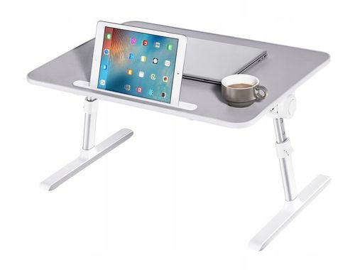 Elegancki Stolik PODSTAWKA STOJAK pod LAPTOPA Regulacja Wysokości Duży Blat na Arena.pl