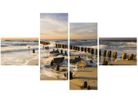 OBRAZ SUNSET PRZEMIJANIE MORZEM