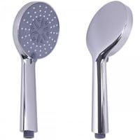Słuchawka prysznicowa srebrna 5 funkcyjna uniwersalna natryskowa mocna
