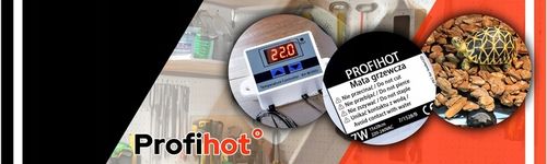 MATA GRZEWCZA GRZEJNA DO TERRARIUM 15x28cm 7W TERMOSTAT DLA GADÓW na Arena.pl