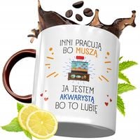 Kubek Bordowy Dla Akwarysty Na Urodziny Prezent Z Nadrukiem Ze Zdjęciem