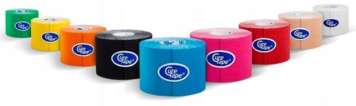 Taśma do kinesiotapingu tejpy CURETAPE CLASSIC do CIAŁA i TWARZY na Arena.pl