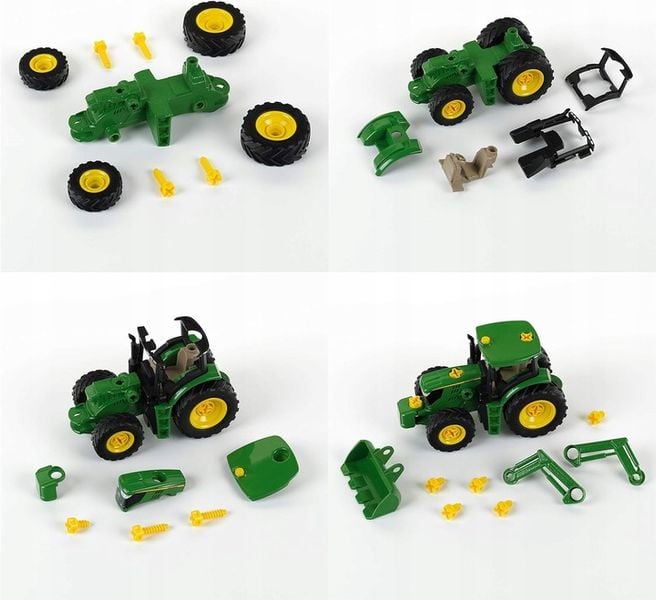 TRAKTOR JOHN DEERE ZESTAW DO SKRĘCANIA KLEIN zdjęcie 3