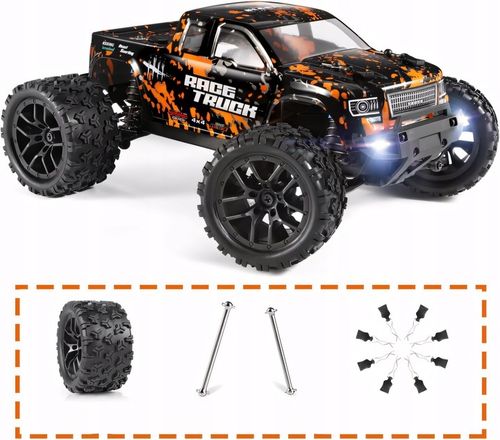 Samochód Zdalnie Sterowany 4x4 RC Terenowy Auto 1:18 36km/h Pilot 2.4 GHz na Arena.pl