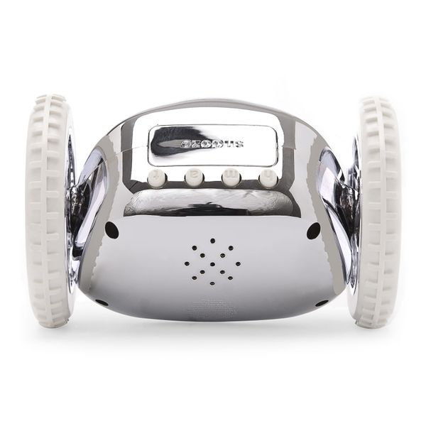 Uciekający Budzik Clocky Chrome - Chromowany zdjęcie 6