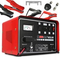 PROSTOWNIK ŁADOWARKA DO SAMOCHODÓW GZL-50 12V/24V SZYBKIE ŁADOWANIE 50A
