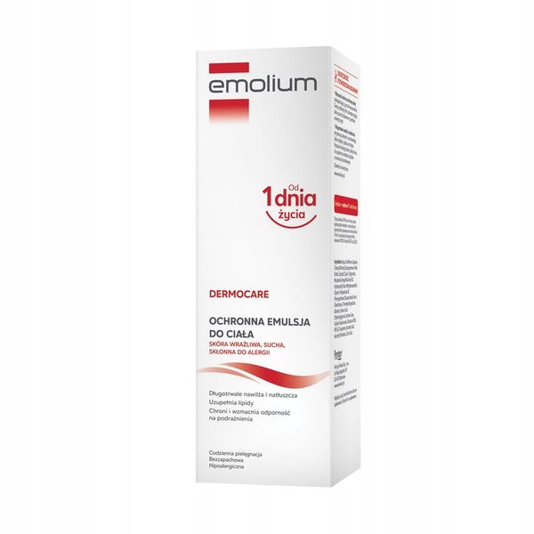 EMOLIUM DERMOCARE Emulsja Do Ciała Od 1 dnia 400ML zdjęcie 2