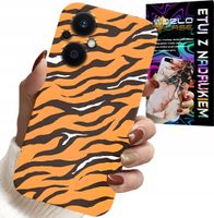ETUI DO OPPO RENO8 LITE 5G - PLECKI W TYGRYSIE PASKI POKROWIEC +SZKŁO