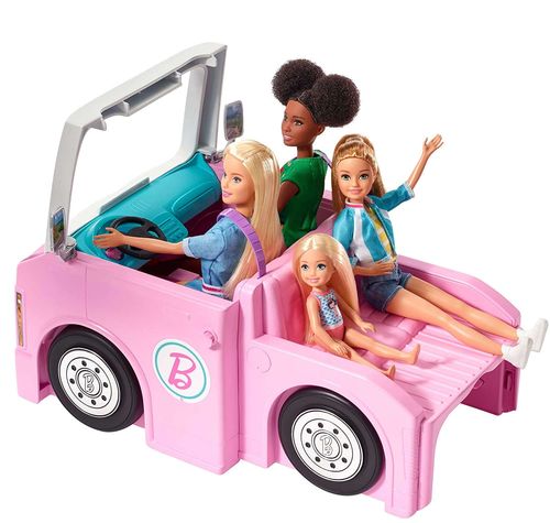 Umeblowany Kamper Barbie 3w1 - 60 elementów na Arena.pl