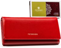 portfel damski skórzany ptn 72037-sgn-8454 red