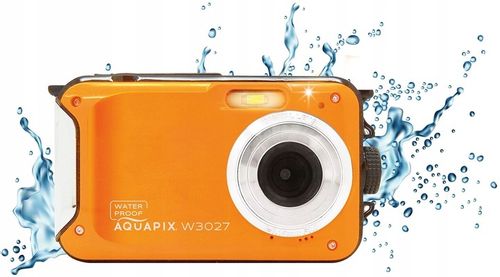 Aparat EASYPIX Aquapix W3027-O Wave Pomarańczowy na Arena.pl