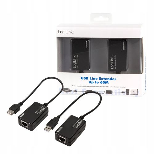 Extender LogiLink UA0021D USB przez RJ45 do 60m na Arena.pl