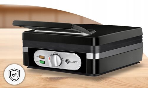 GOFROWNICA 2000W XXL 2 GOFRY Z REGULACJĄ TEMPERATURY PUSZYSTE GOFRY SOLIDNA na Arena.pl