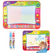 Uniwersalna mata wodna do malowania rysowania wodą zestaw z mazakami XXL