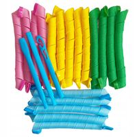 PAPILOTY SPIRALNE WAŁKI DO WŁOSÓW LOKI MAGIC LEVERAG MEGA DUŻE 55 KOLOROWE