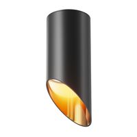 Ukośna lampa sufitowa spot Lipari C044CL-01-15GU10-B czarny