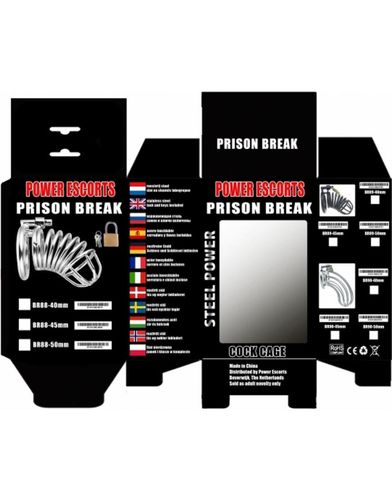 Prison BReak black small 40  mm with lock na Arena.pl