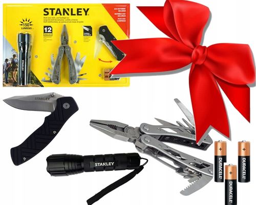 STANLEY ZESTAW SURVIVALOWY MULTITOOL NÓŻ LATARKA na Arena.pl