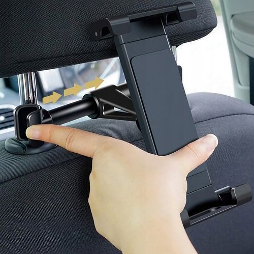 UCHWYT DO SAMOCHODU NA TELEFON TABLET na ZAGŁÓWEK REGULOWANY WYTRZYMAŁY 360 na Arena.pl