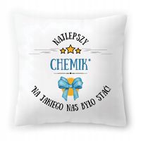 Poduszka Dla Chemika Na Urodziny Prezent Z Nadrukiem Ze Zdjęciem