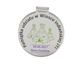 medal okolicznościowy, pamiątkowy, odznaczenie z plexi, 6x6 cm 50szt