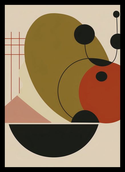 Plakat 50x70cm Geometryczny Balans zdjęcie 2