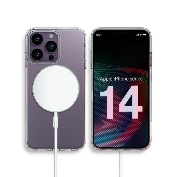 Etui 3mk do iPhone 14 Pro Max, Przezroczysty MagSafe zdjęcie 2