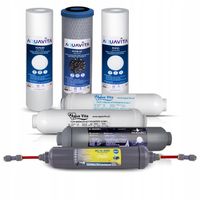 Komplet wkładów do filtra wody osmoza RO8 AQUAVITA AV-GAC AV-MIN AV-REDOX