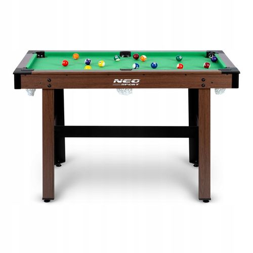 ZESTAW BILARDOWY MINI STÓŁ DO BILARDA BILARD DLA DZIECI DUŻY 4FT NEO-SPORT na Arena.pl