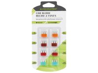 Bezpieczniki płytkowe MICRO3, 8 szt.