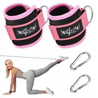 UCHWYTY NA KOSTKI OPASKI TRENINGOWE DO WYCIĄGU ATLASU DO TRENINGU NÓG 2 SZT