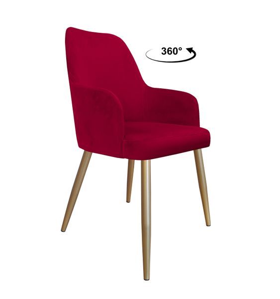 Krzesło obrotowe WESTA noga złota MG31 zdjęcie 1