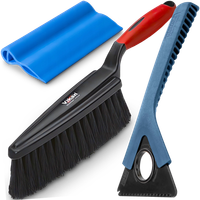 Skrobaczka Do Szyb Lodu Ściągaczka Pary Wody 14cm Szczotka Do Śniegu Vikan