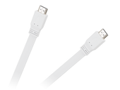 KPO3725-1.8 Kabel HDMI-HDMI plaski bialy 1.4V 1.8