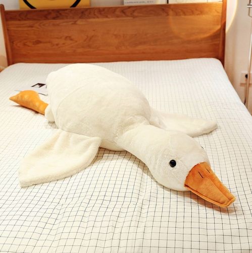 MASKOTKA PODUSZKA PLUSZAK GĘŚ PLUSZOWA XXL 90cm na Arena.pl