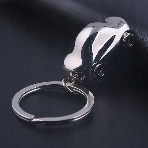 Brelok Samochodzik Cars Srebrny Tuning Ozdoba Breloczek do kluczy Zawieszka na Arena.pl