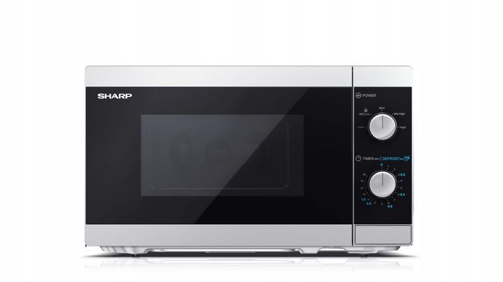 Kuchenka mikrofalowa wolnostojąca Sharp YC-MS01E-S (20L 800W) zdjęcie 2