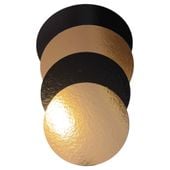 podkładka pod tort 28cm złota czarna guillin wsron28su 1szt