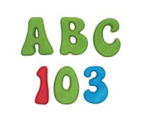 Ozdoba na tort napis imię litery cyfry -1 szt