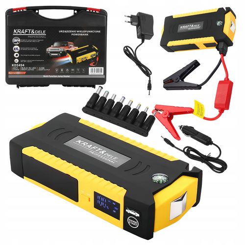 Jump Starter Booster PowerBank 3.0 USB-A + Walizka 16800 mAh 12V Kraft&Dele na Arena.pl