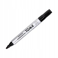 Marker permanentny czarny Toma 10 szt.