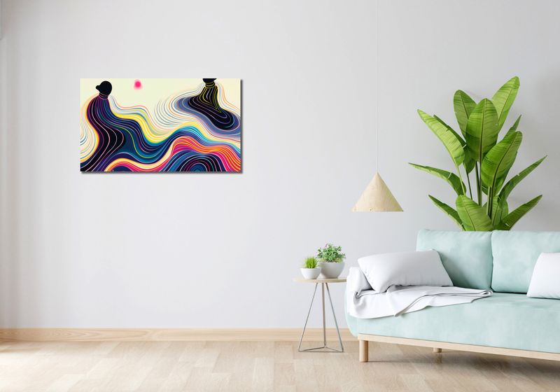 Obraz 90x50cm Wodnista Tafla zdjęcie 2