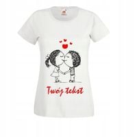 Koszulki top dla ZAKOCHANYCH GRAFIKA TWÓJ TEKST